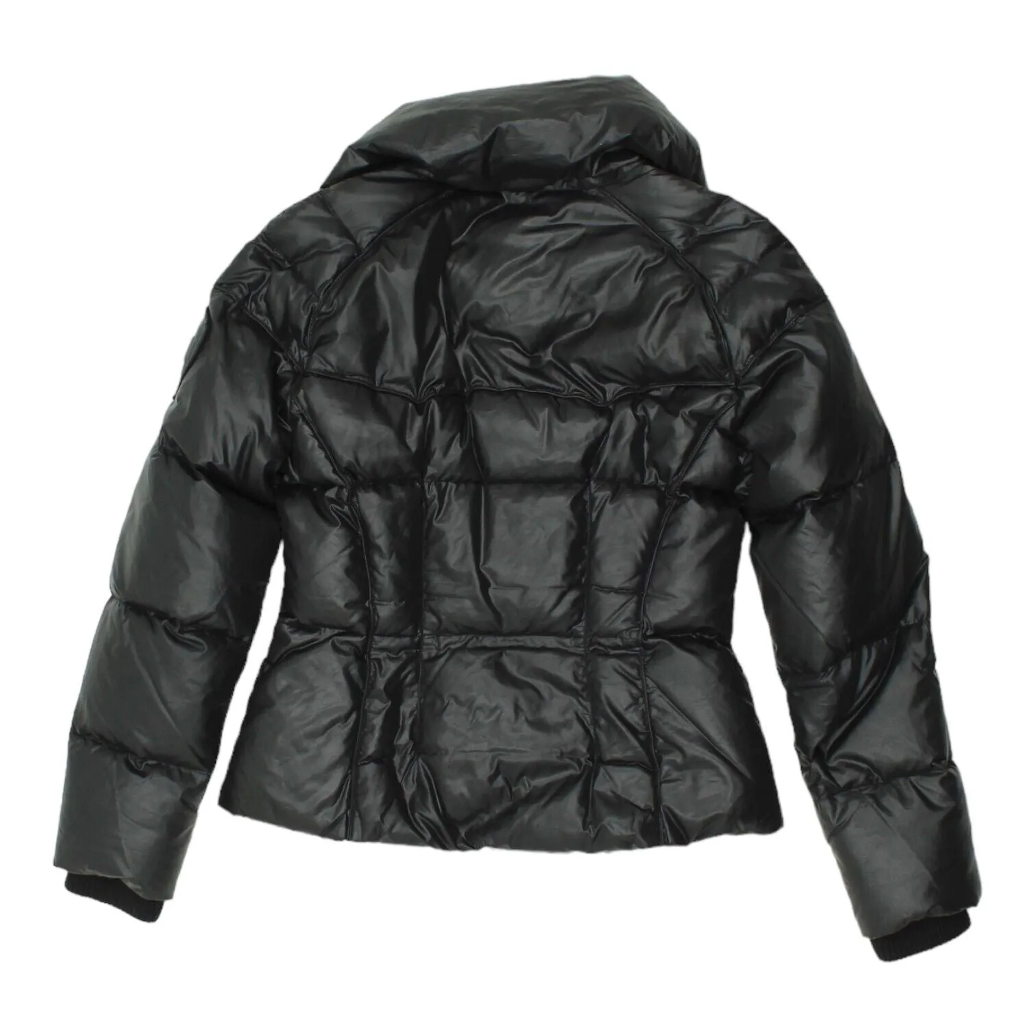 ADD Womens Black Nylon Down Padded Puffer Jacket | Vintage High End Designer VTG