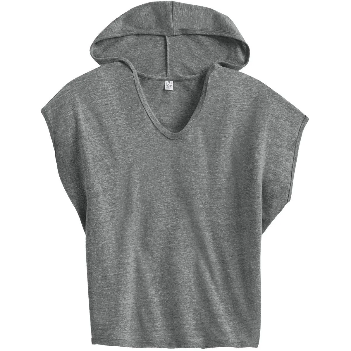 Alternative Apparel Women's Grey Eco-Jersey Sleeveless Poncho