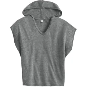 Alternative Apparel Women's Grey Eco-Jersey Sleeveless Poncho