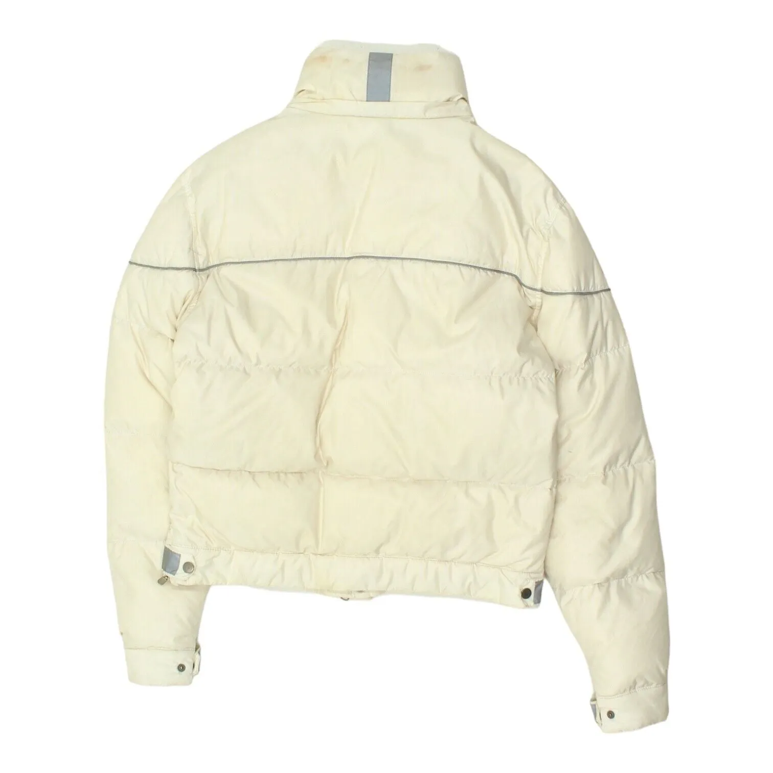 Belstaff Mens White Padded Puffer Jacket | Vintage High End Designer VTG