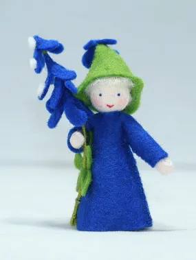 Bluebonnet Fairy Felted Waldorf Doll