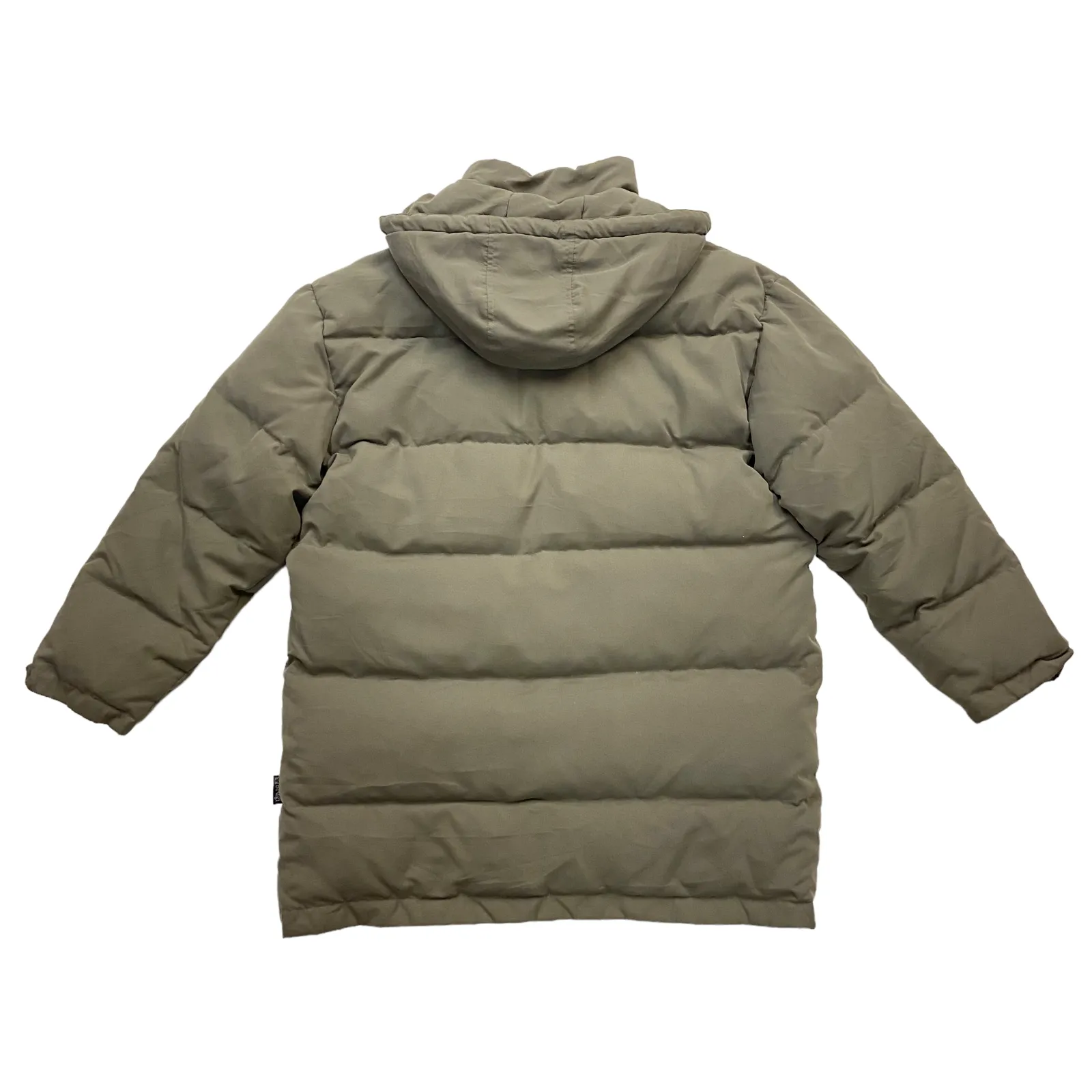 Brugi New Simplicity Puffer Coat | Vintage Dark Grey Hoodie Padded Jacket VTG