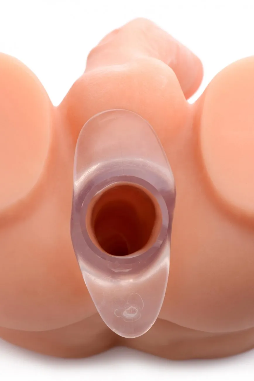 Clear View Hollow Anal Plug - XLarge (Clear)
