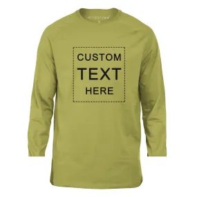 [Custom Text]  Endanzoo Organic Toddler Kids T-shirt - Three-quater Sleeve