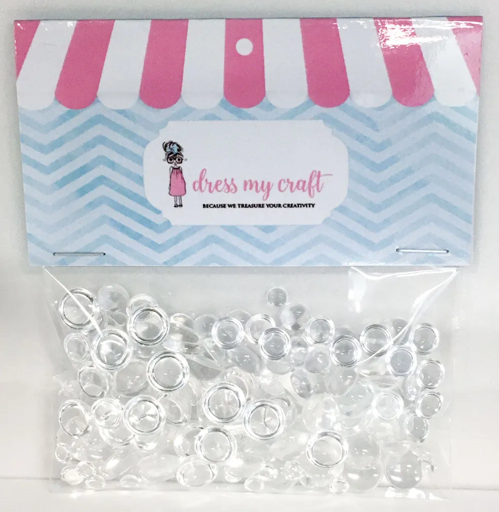 dress my craft water droplets - assorted