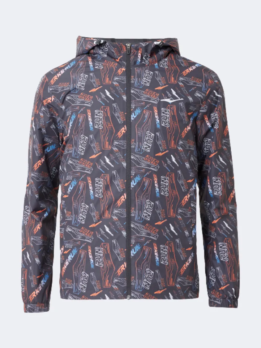 Erke Windbreaker Men Running Jacket Multicolor