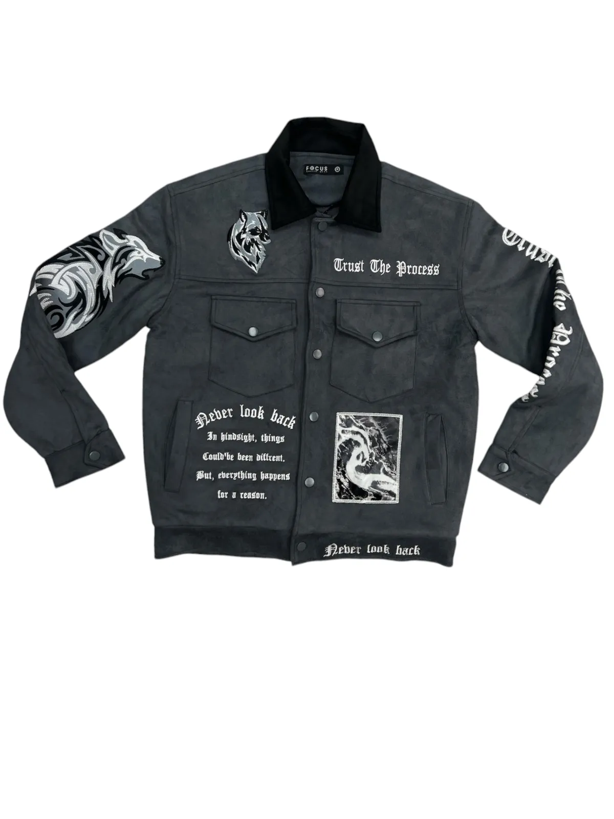 FOCUS SUEDE MEN JACKET MULTI COLORS