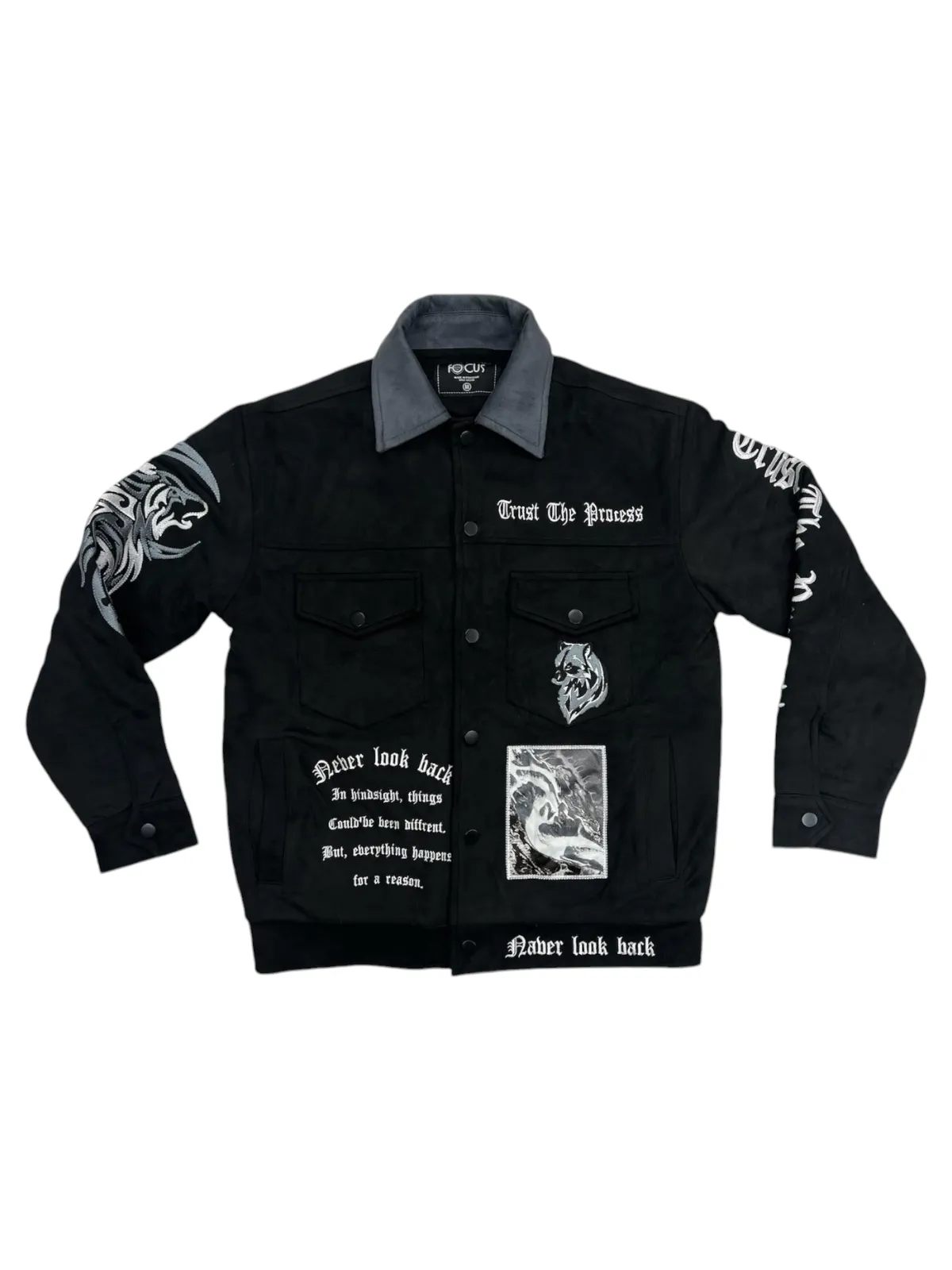 FOCUS SUEDE MEN JACKET MULTI COLORS