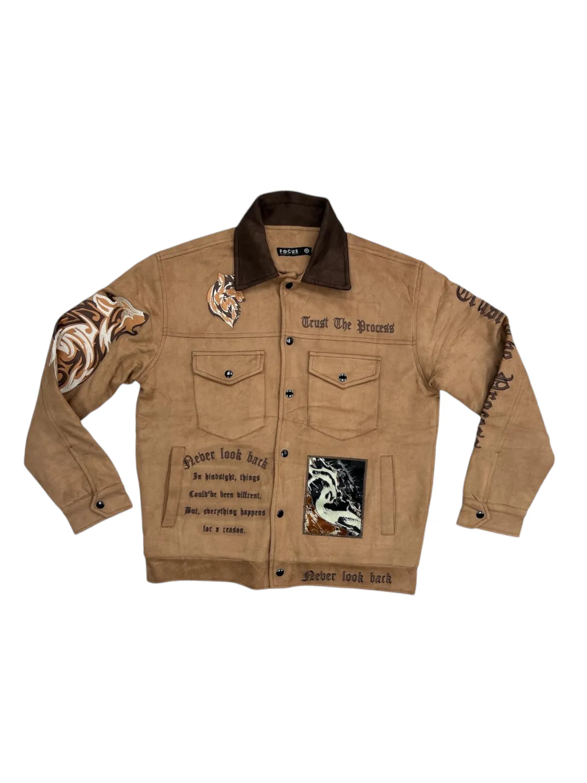 FOCUS SUEDE MEN JACKET MULTI COLORS