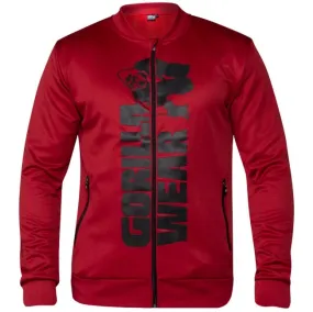 Gorilla Wear Ballinger Track Jacket - Red-Black