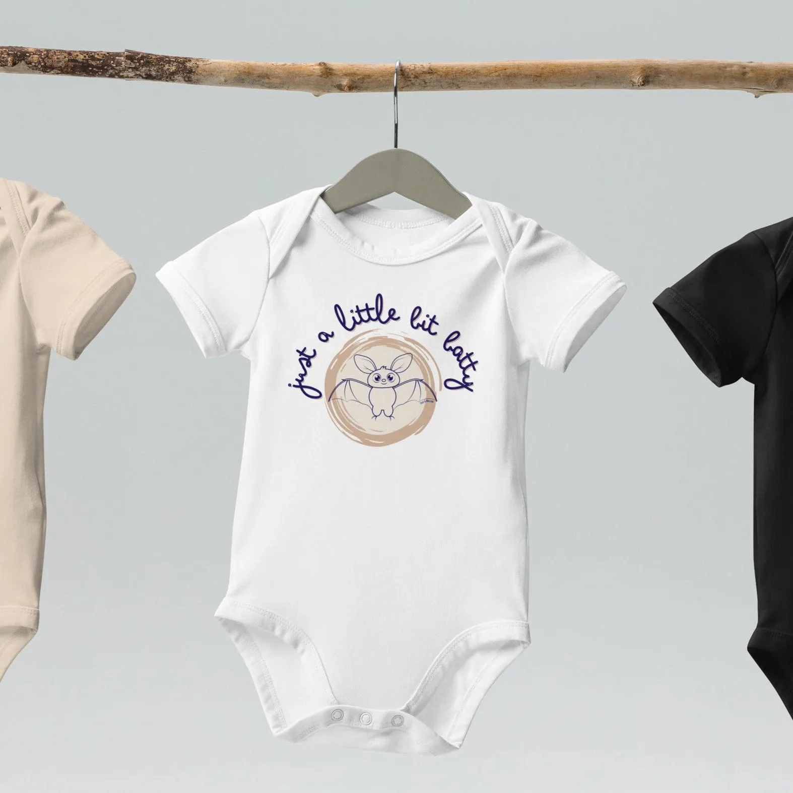 Just a Little Bit Batty Baby Bodysuit - Organic Cotton
