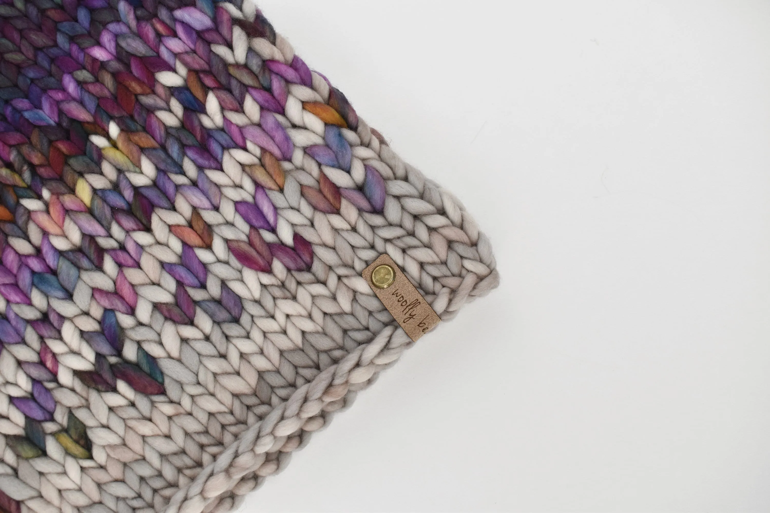 KNITTING PATTERN: Sunrise Cowl, Easy Fair Isle Cowl Knitting Pattern for Super Bulky Yarn