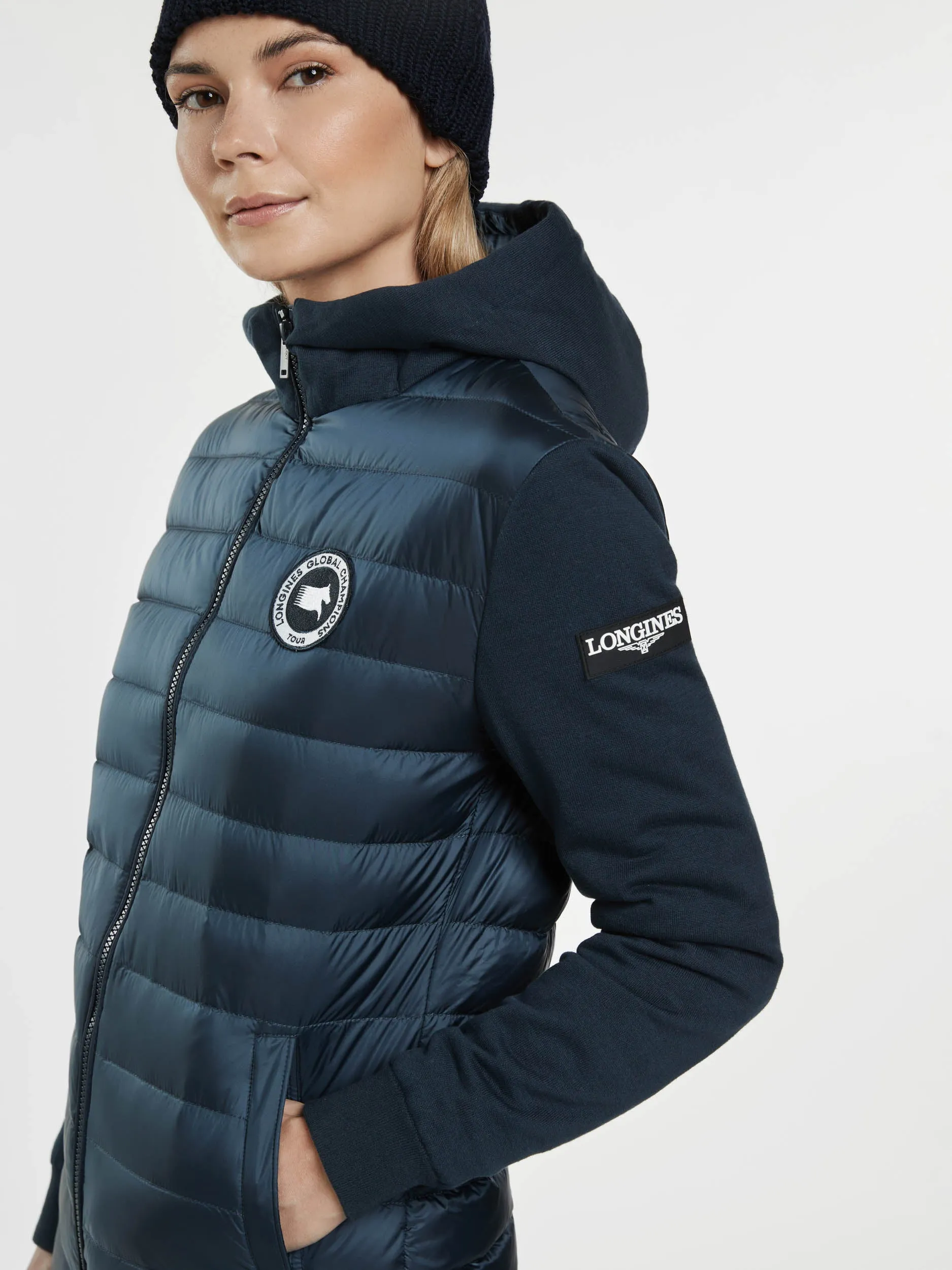 LGCT Essentials Women's Padded Jacket - Navy Blue