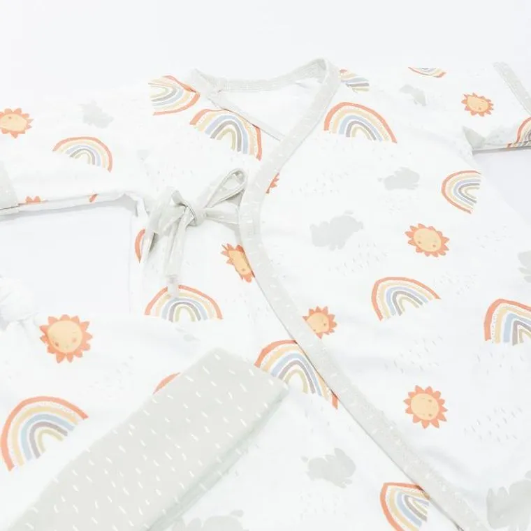 Little Sunshine Kimono & Hat Set