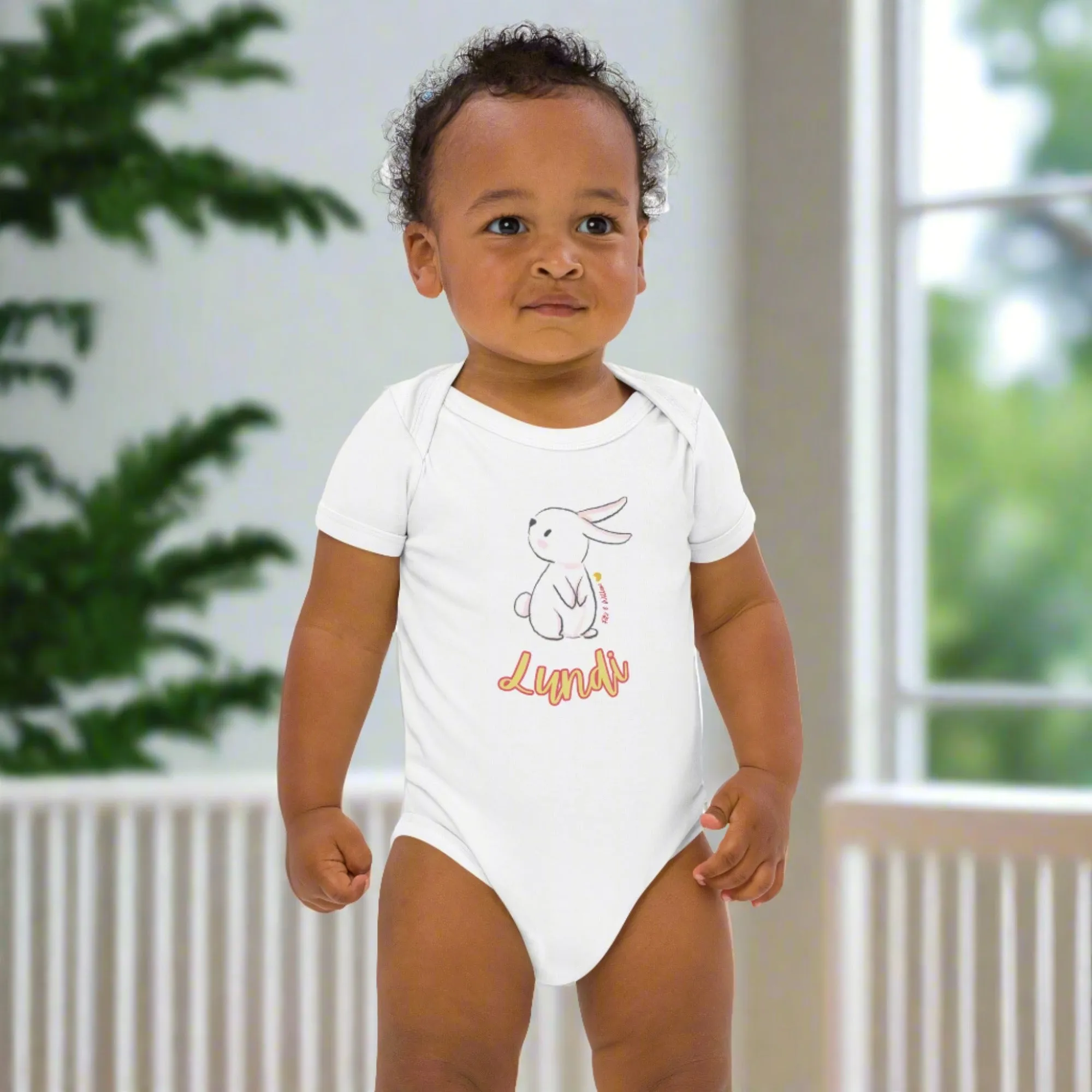 Lundi, Organic cotton baby bodysuit