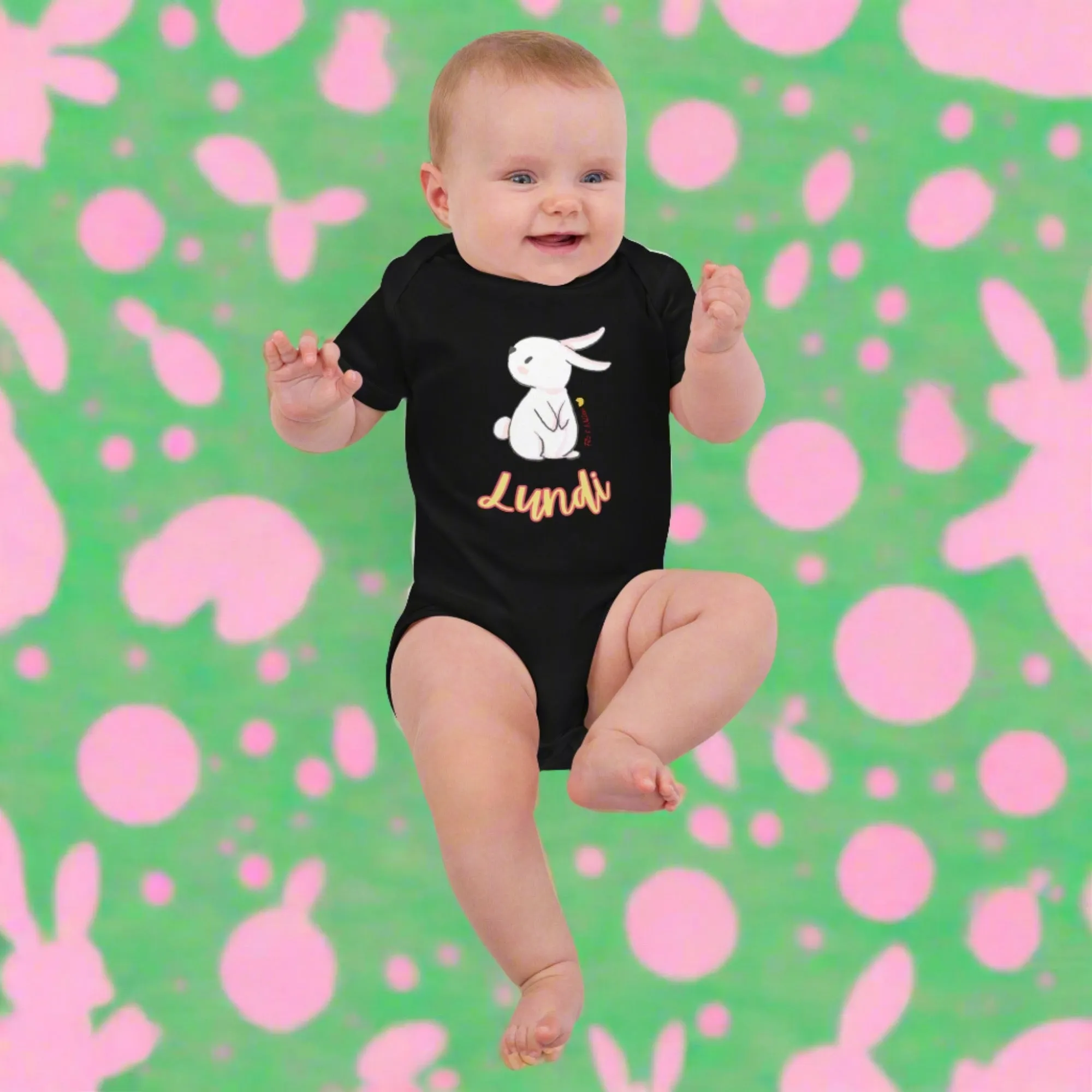 Lundi, Organic cotton baby bodysuit