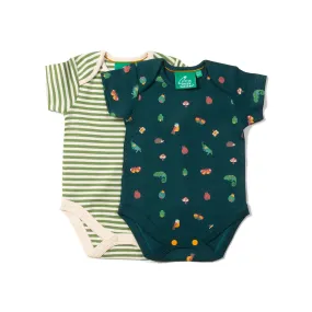 Mini Marvels Organic Baby Bodysuit Set - 2 Pack