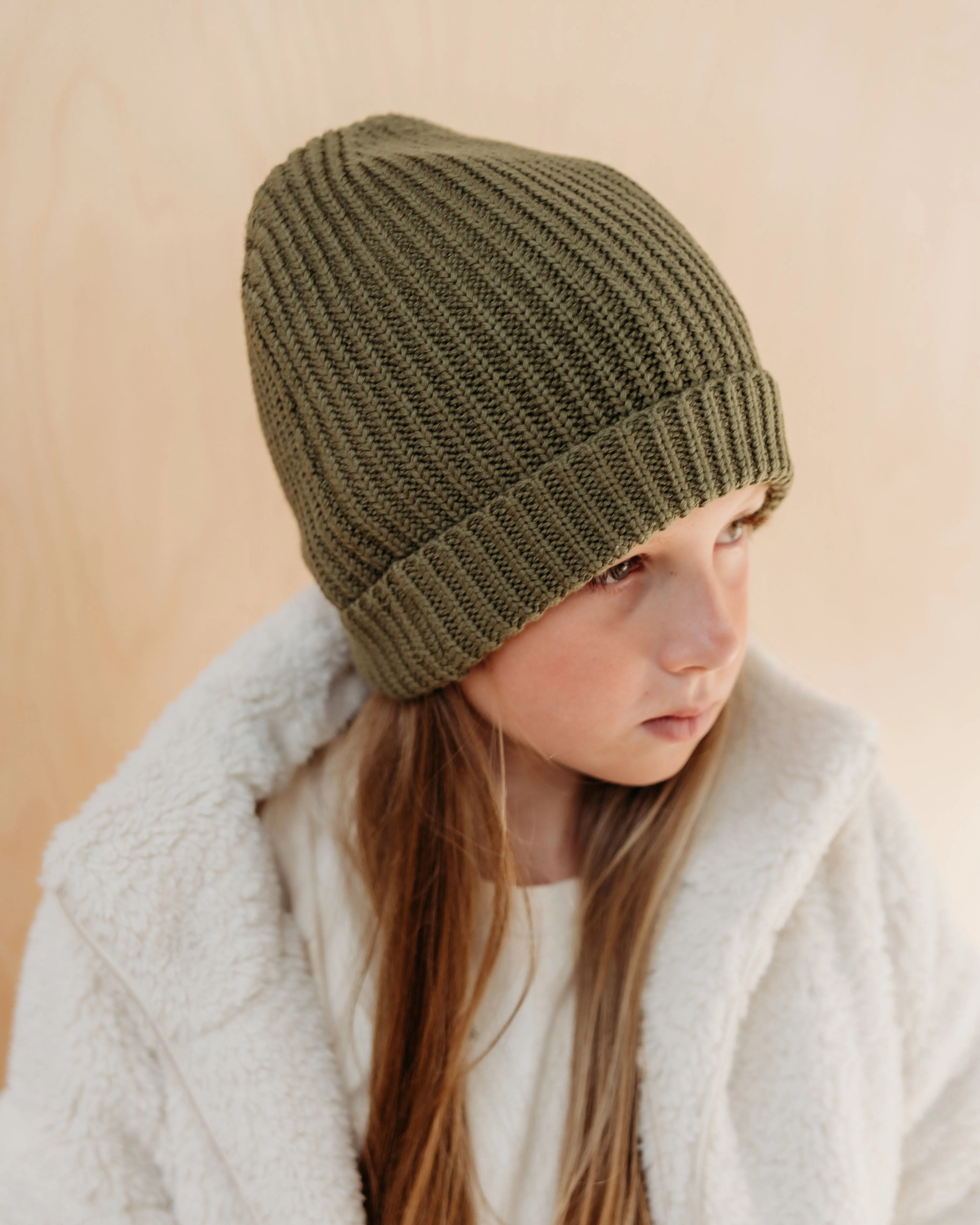 Olive Aspen Beanie