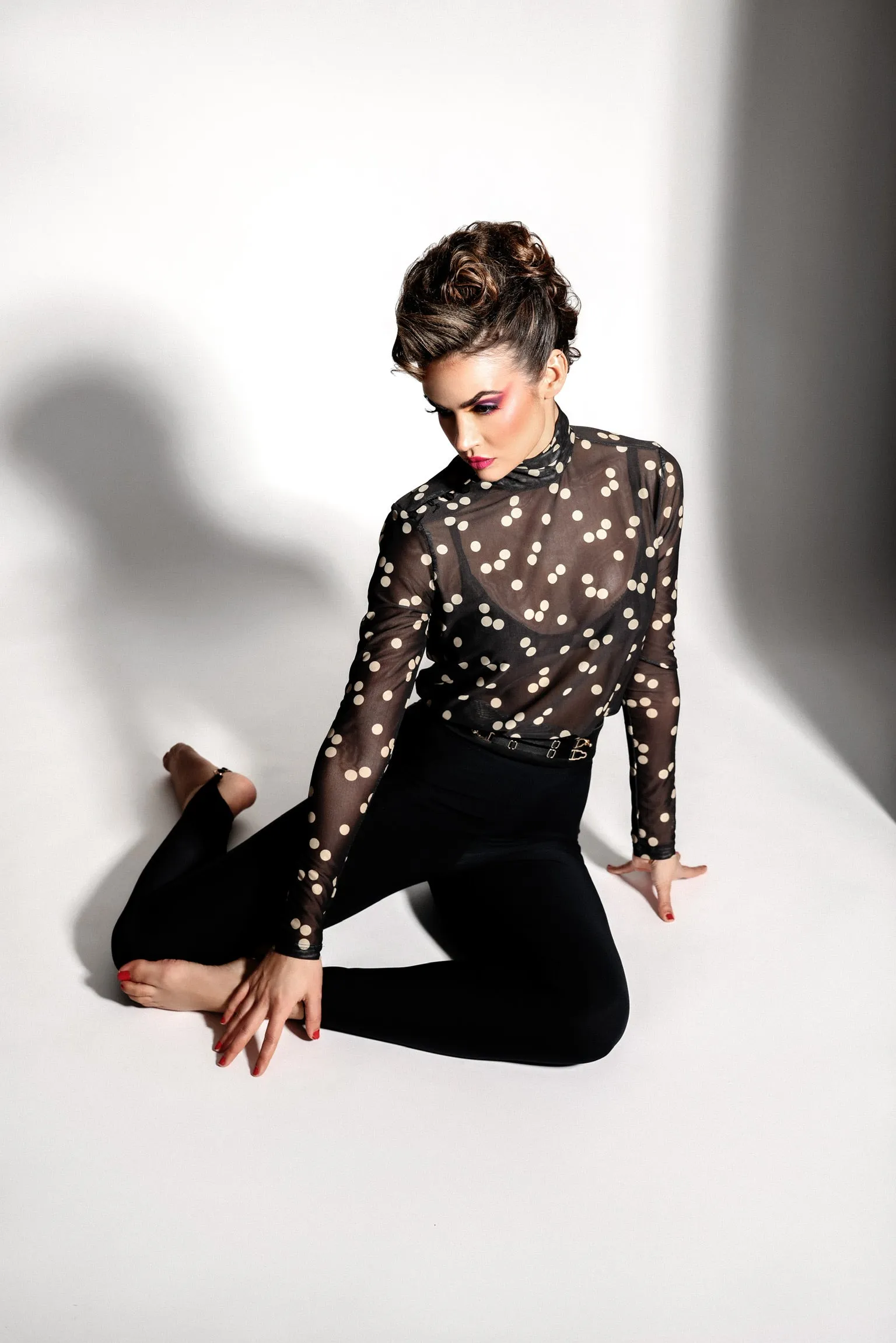 Olivia Polka Dot Top