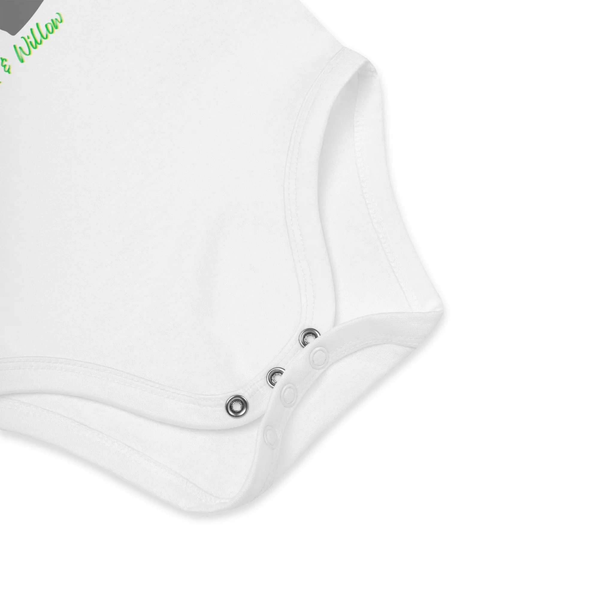 Organic cotton baby bodysuit, Dog Play time - Fitz & Willow