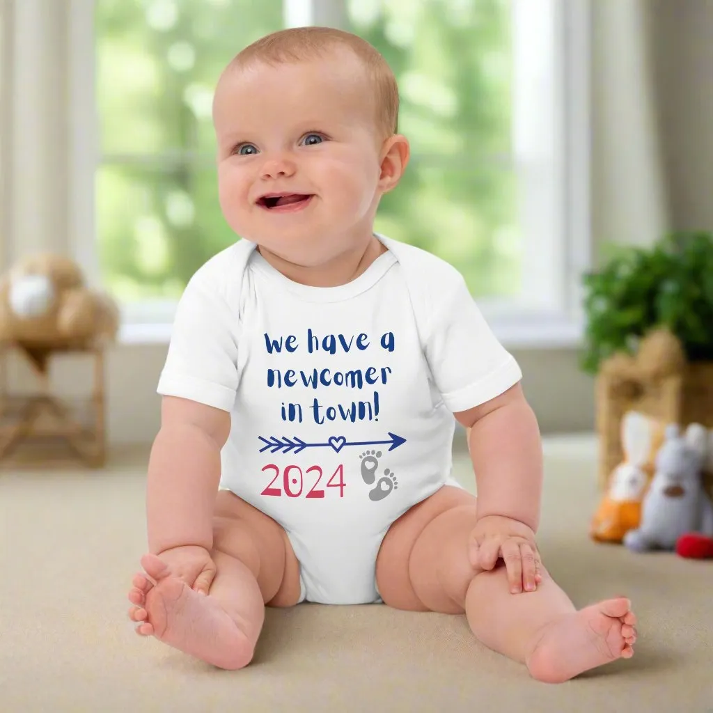 Organic cotton baby bodysuit, Newcomer