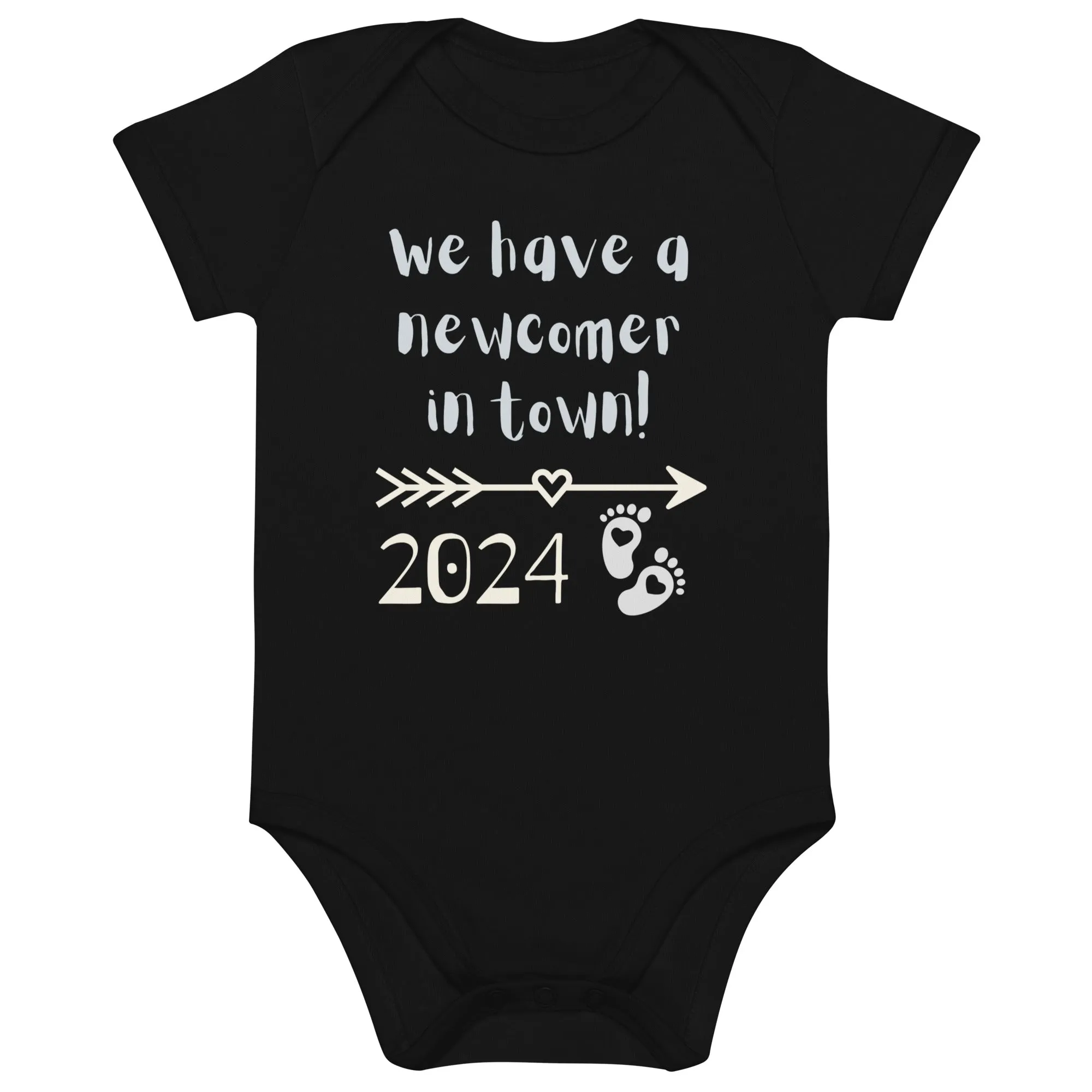 Organic cotton baby bodysuit, Newcomer