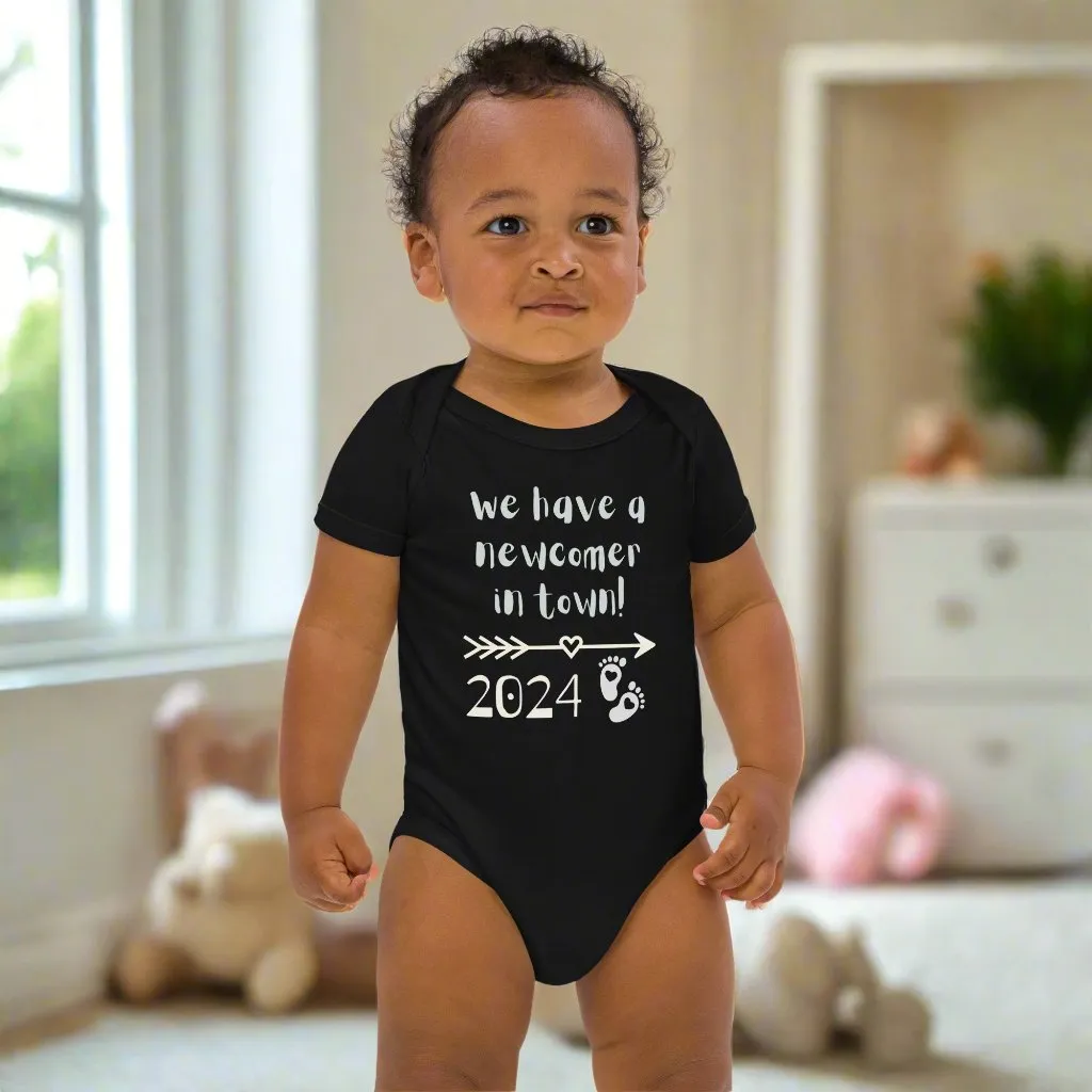 Organic cotton baby bodysuit, Newcomer