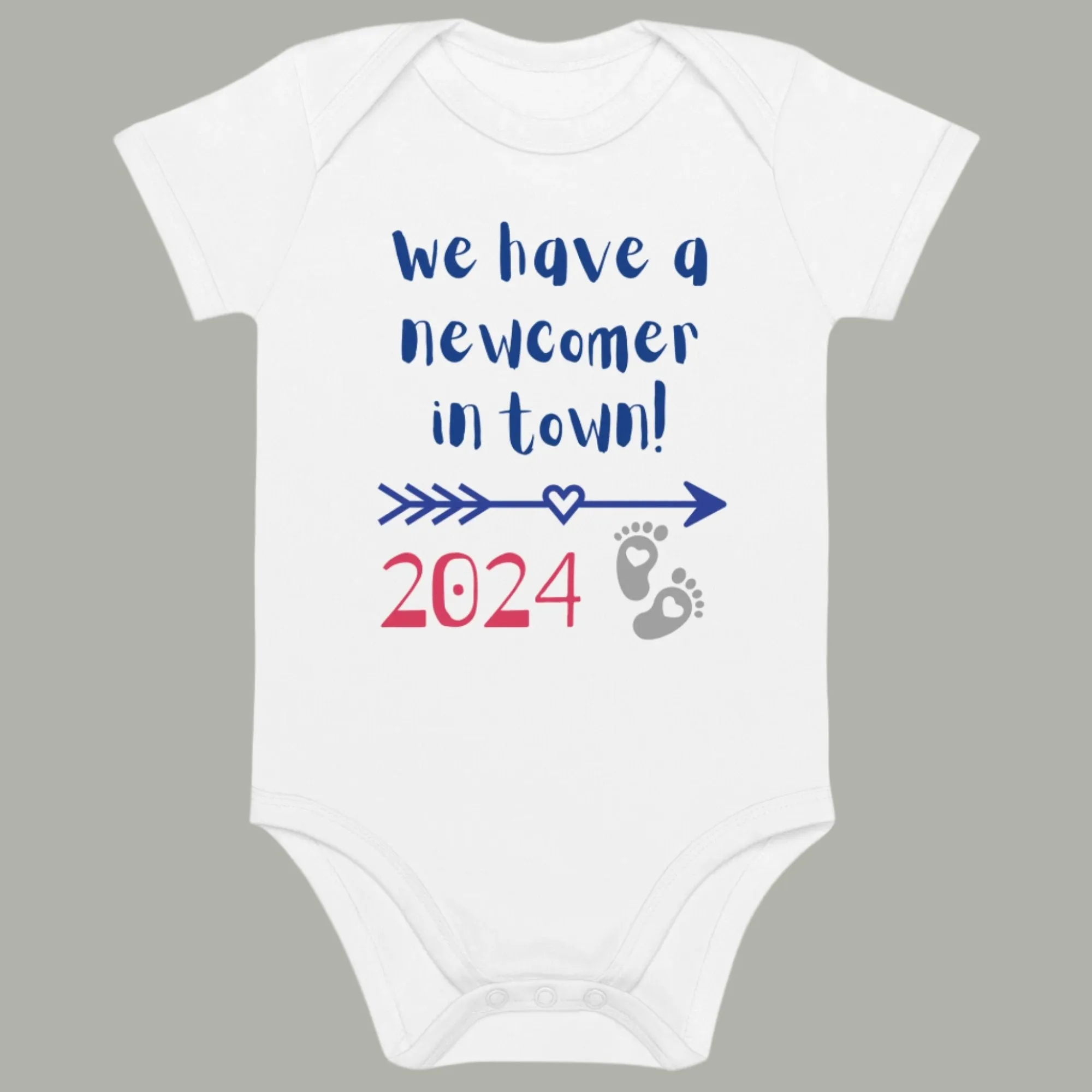 Organic cotton baby bodysuit, Newcomer