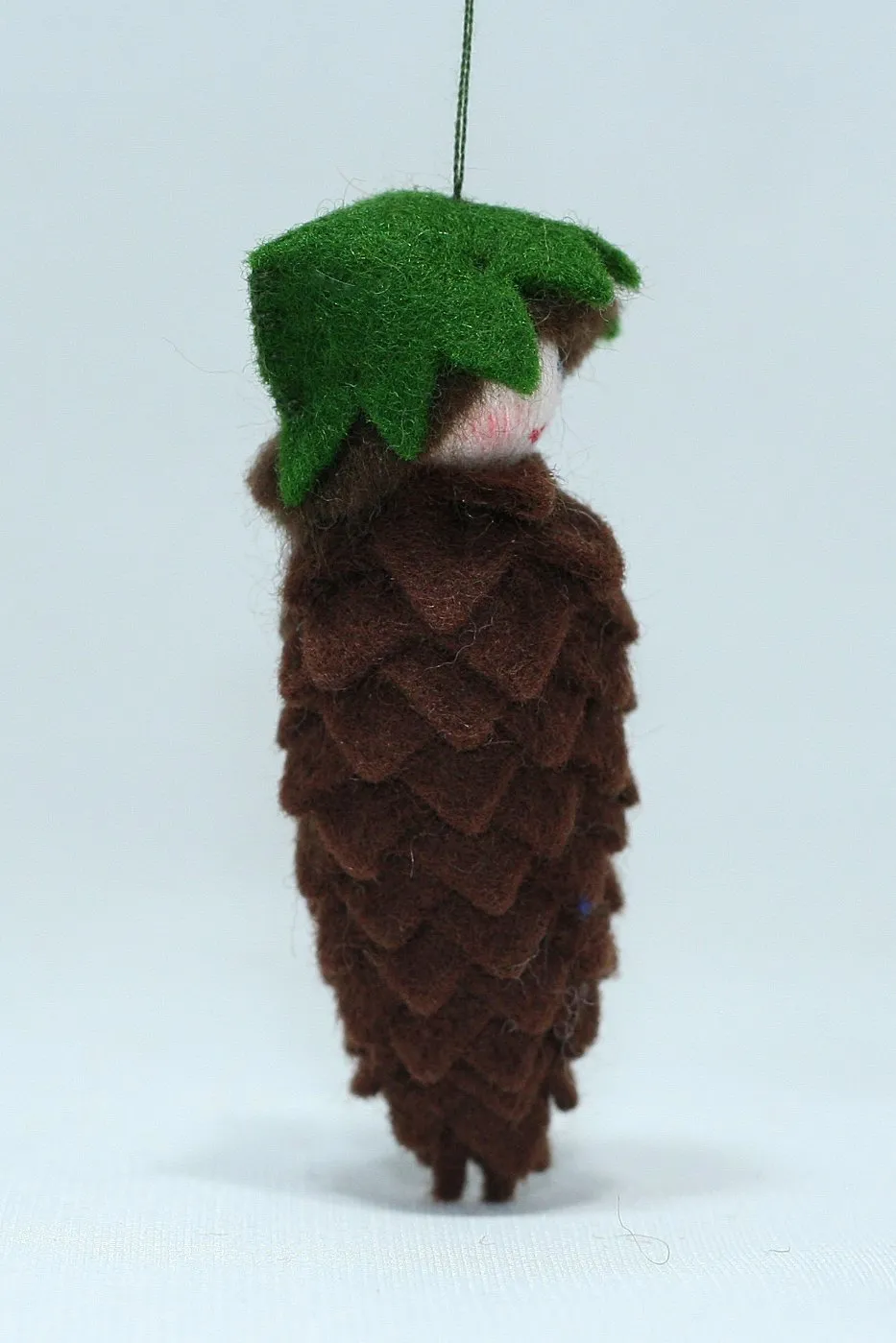 Pine Cone Baby Felted Waldorf Doll - Two Skin Tones