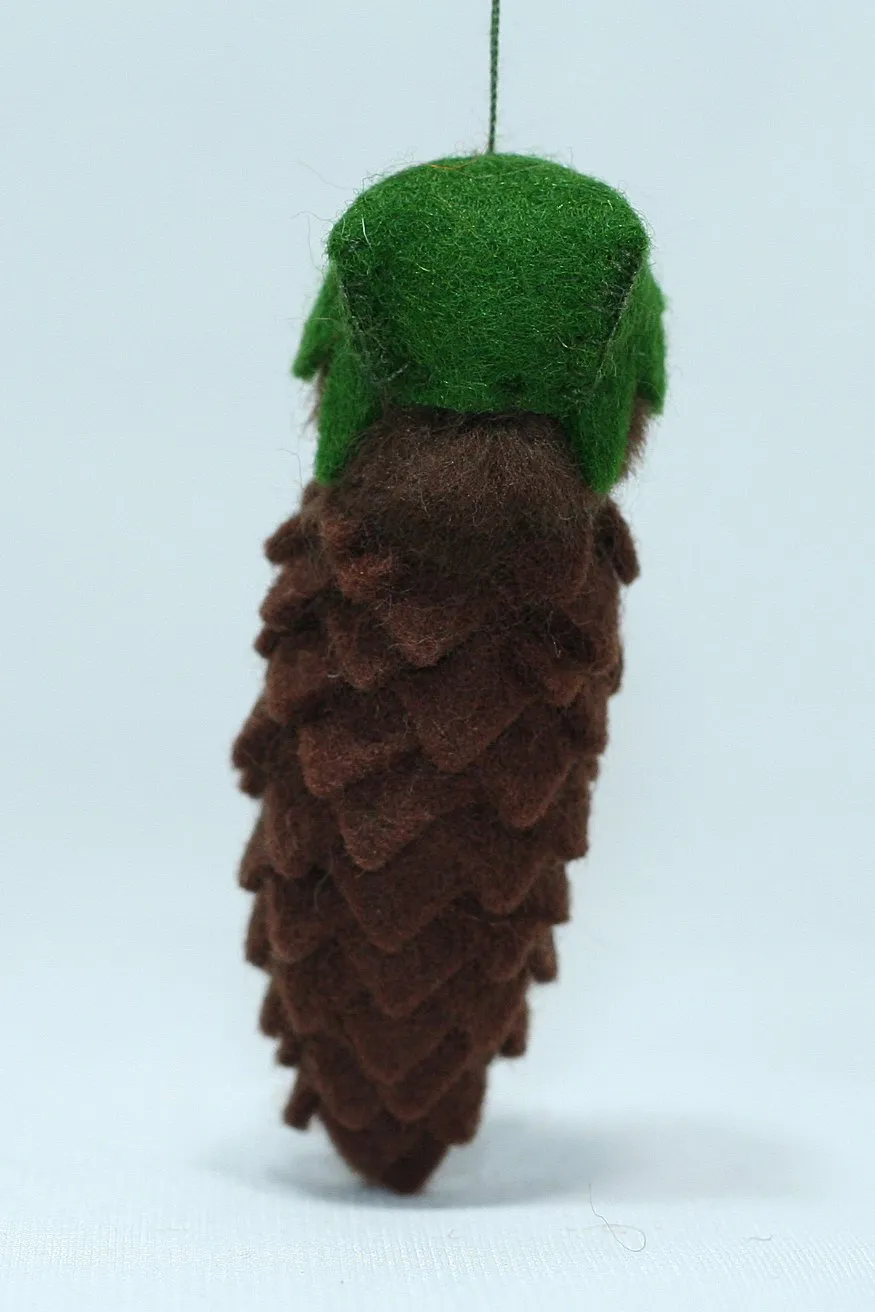 Pine Cone Baby Felted Waldorf Doll - Two Skin Tones
