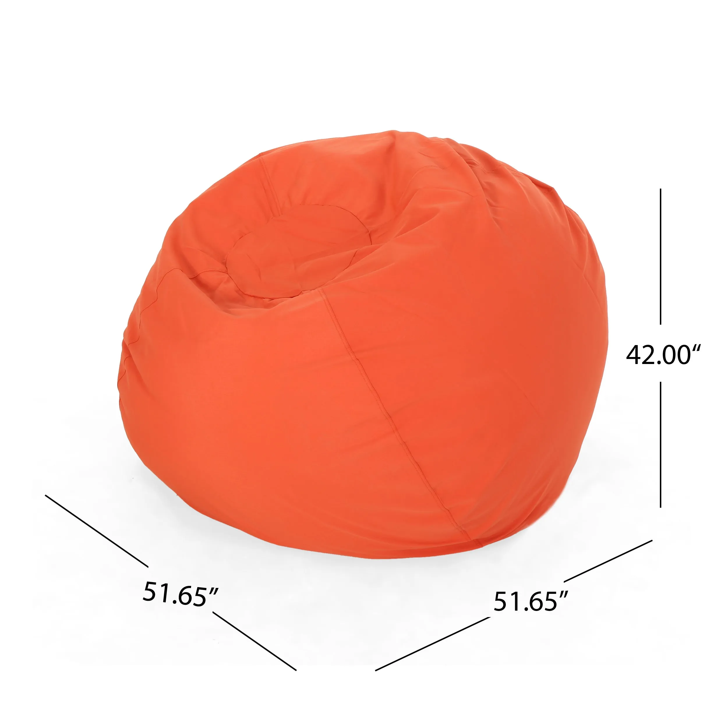 Poppy Indoor Water Resistant 4.5' Bean Bag