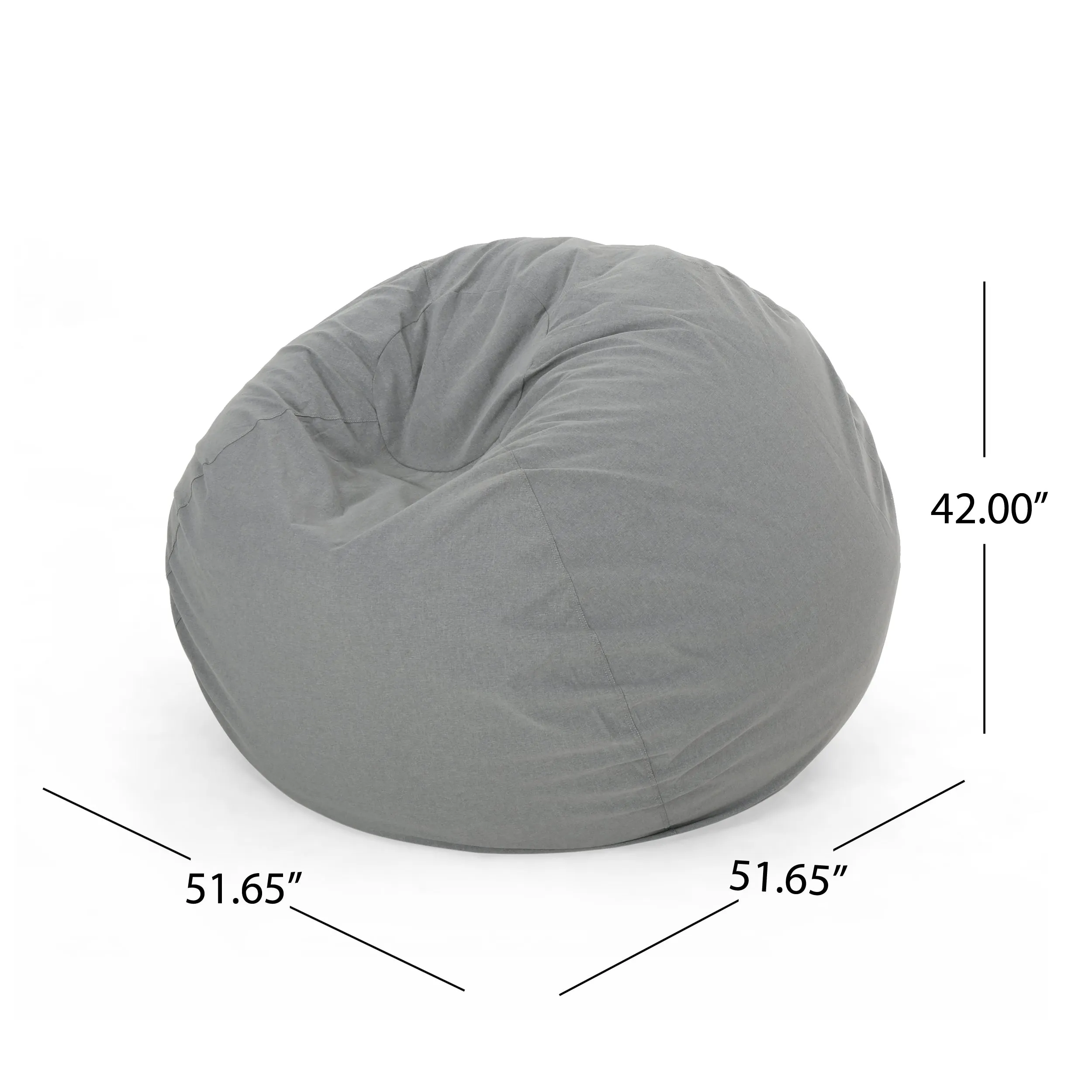Poppy Indoor Water Resistant 4.5' Bean Bag