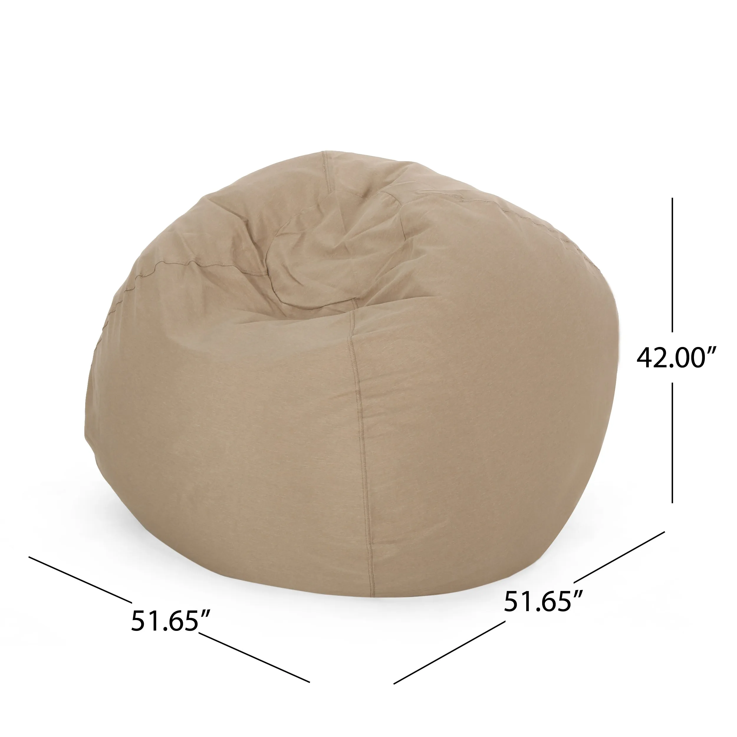 Poppy Indoor Water Resistant 4.5' Bean Bag
