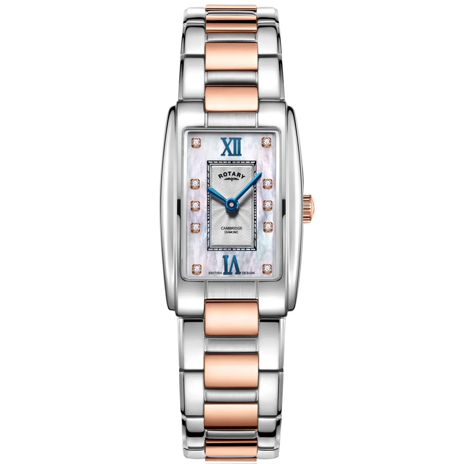 Rotary Cambridge Ladies White Watch LB05437/07/D