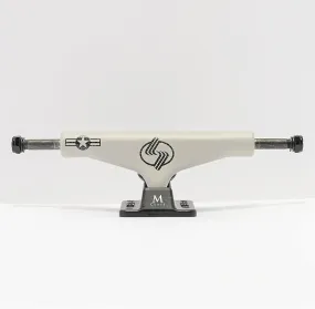 Silver M-Class Skateboard Trucks 8.25" - Armed Grey (Set of 2)