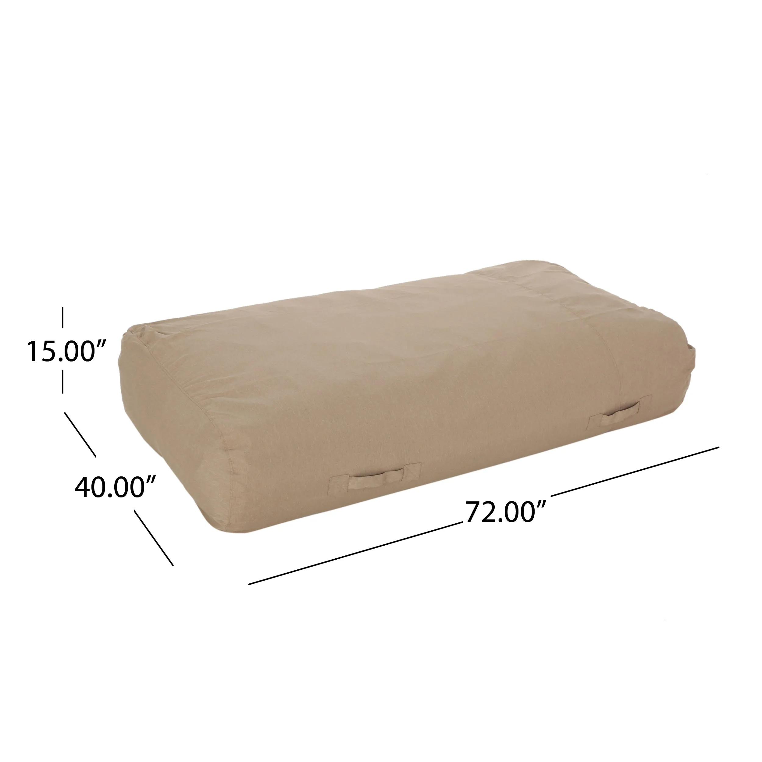 Vivien Outdoor Water Resistant 6'x3' Lounger Bean Bag